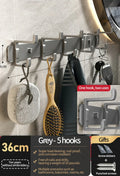 Axyaa Wall Hooks for Bath, Bedroom, Kitchen - Clothes Hanger Storage Solution
