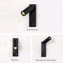 Axyaa LED Wall Spotlight with Switch and USB Port for Bedroom Living Room