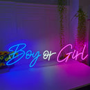 Axyaa Neon Happy Birthday Mr & Miss Lighted Sign Clear Background LED Decoration
