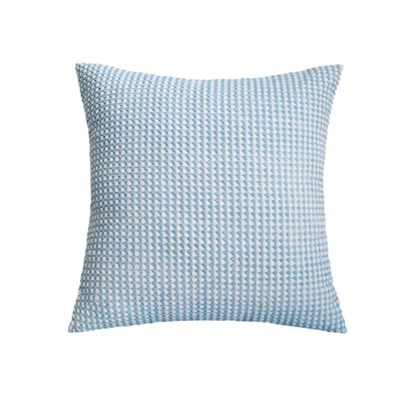 Axyaa Corduroy Cushion Cover for Sofa, Plain Decorative Pillowcase for Living Room