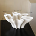 Axyaa Abstract Art Ceramic Hydroponic Vase for Advanced Decor