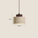 Cream Stone Pendant Light by Axyaa: Retro Style for Homestay, Restaurant, Bedroom.