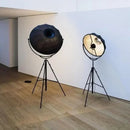 Axyaa Nordic Fabric Lampshade Floor Lamp - Modern LED Light for Home Decor