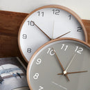 Axya Nordic Wood Wall Clock - Modern Minimalist Silent Quartz Home Decor