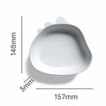 Axyaa Dipping & Cake Plates: Plastic Snack & Fruit Tableware