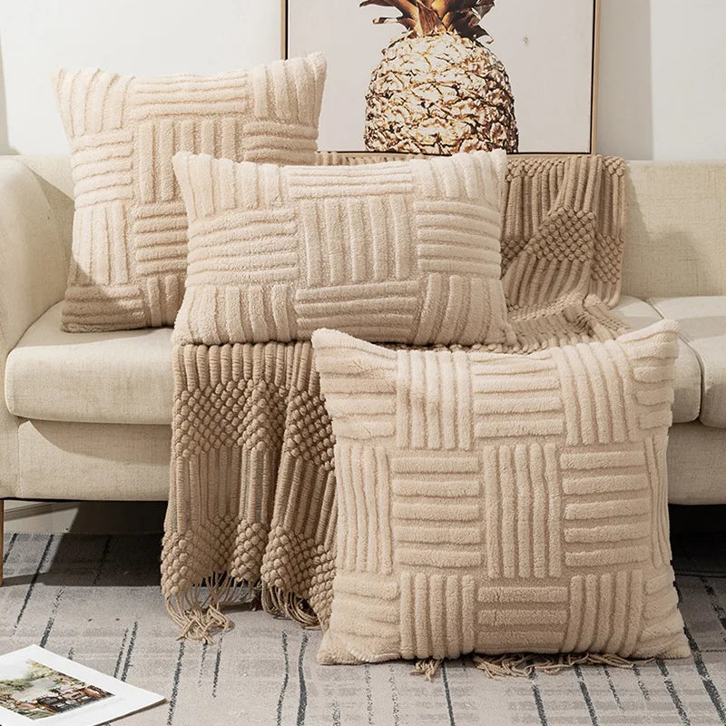 Geometric Square Pillow Cover 45x45cm by Axyaa - Decorative Home Decor