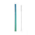 Axyaa Stainless Steel Wide Metal Straw Set Bubble Tea Milkshake Straw Brush