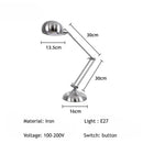 Axyaa Silver Desk Lamp: Romantic Classic Nordic LED Table Lamp for Modern Home Decor