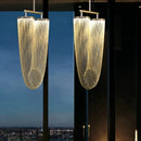 Axyaa Gold & Chrome Tassel Pendant Light - Nordic Minimalist Design