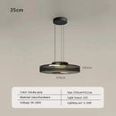 Axyaa Glass Pendant Chandelier - Designer LED Light for Home Decor