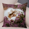 Axyaa Australian Shepherd Pillow Cover - Cute Dog Animal Cushion