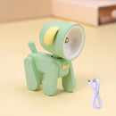Axyaa Mini USB Rechargeable Cartoon Night Light - Bedroom Desktop Ornament & Ambient Light