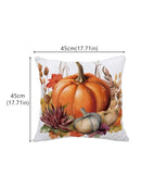 Axyaa Pumpkin Thanksgiving Throw Pillow Covers 45X45CM