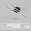 Axyaa Modern 360° Rotatable LED Ceiling Light Tricolor Dimmable Minimalist Design