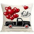 Axyaa Love Tree Balloon Rose Pillowcase - Home Sofa Cushion Cover
