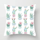 Axyaa Watercolor Cactus Flower Pillow Case 45x45cm