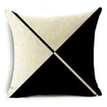 Axyaa Geometric Stitching Pillowcase in 40*40cm/45*45cm/50*50cm