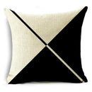 Axyaa Geometric Stitching Pillowcase in 40*40cm/45*45cm/50*50cm