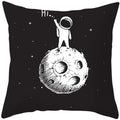Universe Space Peach Skin Pillowcases by Axyaa - Cartoon Animation Pilot Cushion Cover