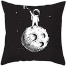 Universe Space Peach Skin Pillowcases by Axyaa - Cartoon Animation Pilot Cushion Cover