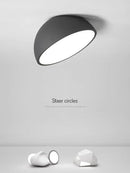Axyaa LED Semicircular Ceiling Lights for Balcony Bedroom Entrance Creative Lighting Fixtures