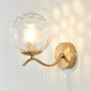 Axyaa Glass Wall Lamp: Modern Nordic Design for Living, Bedroom, Kitchen