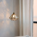 Axyaa Glass Chandelier Pendant Light Fixture LED Hanging Lamp for Home Decor