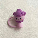 Axyaa Silicone Straw Cover for Stanley 10mm Cup - Cute Cartoon Design
