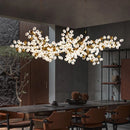 Axyaa Grapes Bunch Glass Chandelier for Dining Living Room Hall Hotel Restaurant