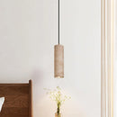Axyaa Yellow Travertine LED Pendant Lamp for Dining Room & Kitchen Lighting at Home.