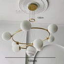 Axyaa Modern LED Pendant Light Fixtures for Living and Dining Room Chandeliers