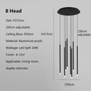 Axyaa Modern LED Chandeliers for Duplex Apartment Stair. Illuminate Living Room with Loft Style Lamp
