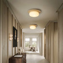 Axyaa LED Ceiling Lamp Nordic Style Yellow Travertine Acrylic Living Room Light