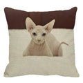 Cute Axyaa Sphinx Cat Cushion Cover 45X45cm - Home Sofa Decoration Pillowcase