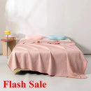 Axyaa Class A Waffle Silk Blanket: Double-sided Cool Summer Quilt