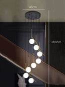 Axyaa Modern Simple Indoor LED Chandelier Ceiling Lamp for Living Room