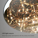 Axyaa Luxury LED Bedside Chandelier - Modern Art Glass Small Light