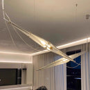 Axyaa Glass Branch Pendant Light Fixture - Modern LED Interior Lighting