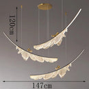 Axyaa Modern LED Ceiling Pendant Chandelier for Indoor Dining Room Lighting