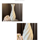 Axyaa Ceramic Vase: Minimalist Decoration for Home, Living Room, Foyer, Flowers, Floor Stand