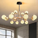 Axyaa Modern Ceiling Chandelier | Dining Room Pendant Light Fixture | Indoor Living Room Lighting