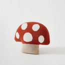 Axyaa Plush Mushroom Pillow 45x50cm. Removable Cover, Decorative Cushion for Bedroom Sofa.