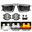 Axyaa LED DRL Fog Lights for Toyota Tacoma 2012-2015 - Front Bumper Driving Turn Signal