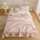 Axyaa 100% Cotton Summer Quilt for Kids and Adults, Soft and Skin-Friendly