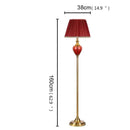 Axyaa Modern LED Dimmer Floor Lamps | Ceramic Decorative Design for Living Room