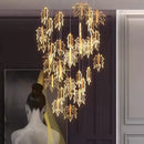 Axyaa Nordic Stair Chandelier Living Room Dining Room Ceiling Pendant Lights