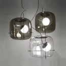 Axyaa Glass Ball Pendant Lamp: Retro Style for Restaurant, Coffee Bar, Shop.