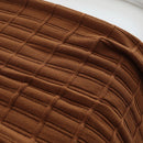 Axyaa Thick Knitted Wool Blanket: Solid Color, Multi-Functional Decorative Bed Throw & End Towel