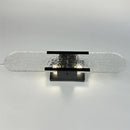 Axyaa Black Gold LED Marble Wall Sconce Modern Bedside Light