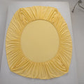Axyaa Cotton Fitted Bed Sheet with Elastic Band for Single Double King Queen Bed